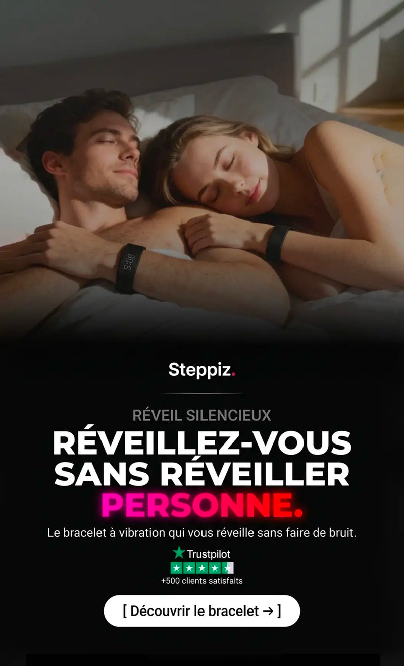 Steppiz Sleep : Le bracelet vibrant qui vous réveille en douceur