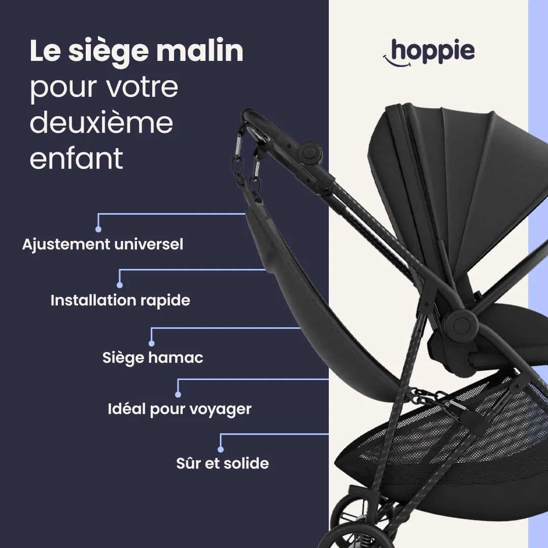 Le siège supplémentaire intelligent pour votre deuxième enfant